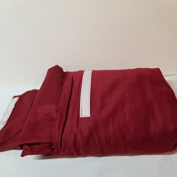 Walmart Sheet Set Storage Bag Burgandy Red Queen Pillowcases - Picture 3 of 6